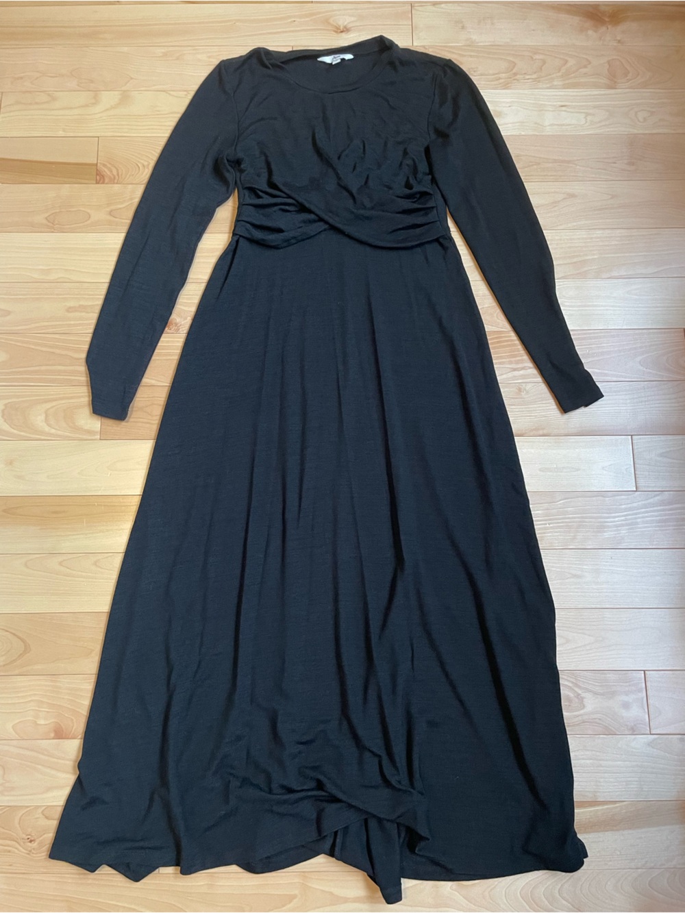 Ripe Maternity Black Long Sleeve Dress